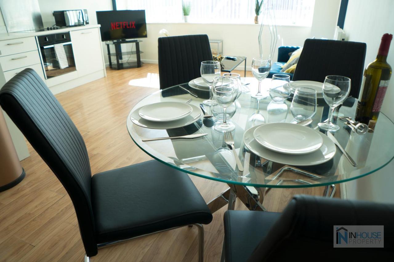 Modern City Centre Apartment Wifi Netflix Nottingham Exterior foto